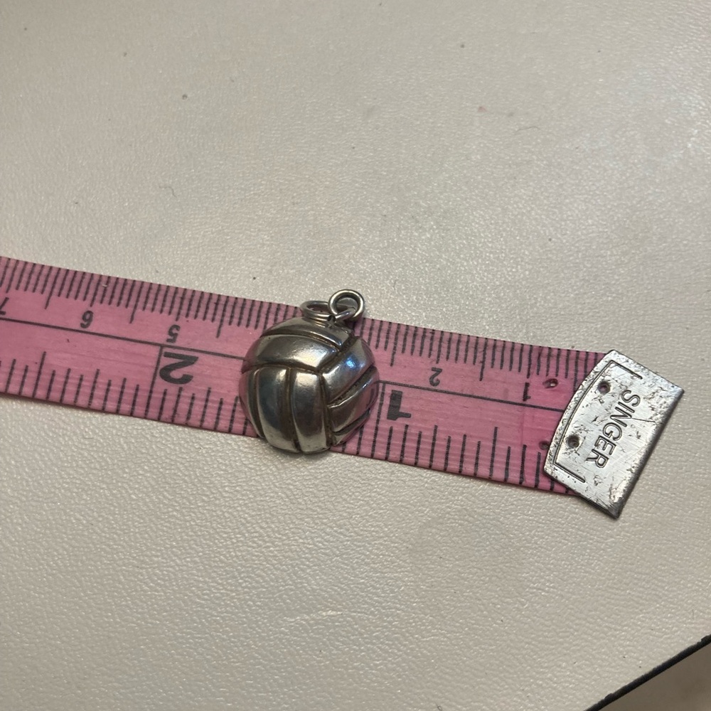 James Avery Silver Volleyball Charm - Picture 7 of 7